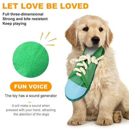 Dog Chew Toys, Aggressive Chewer Puppies Teething Chew Toys for Boredom, Pet Dog Toothbrush Chew Toys with Rope Toys, IQ Ball and More Squeaky Toy for Puppy and Small Dogs