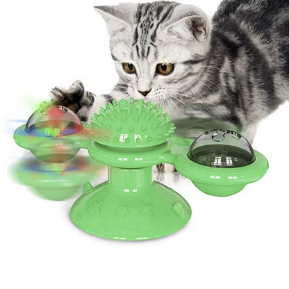 Cat Toy Turntable/Cat Toys/Cat Toys for Indoor Cats Best Sellers/Cat Toys for Indoor Cats/Pet Dog or Cat Chew Toys/Floppy Fish Cat Toy/Cat Toys Best/ Cat Accessories/Cat Toys for Indoor Cats